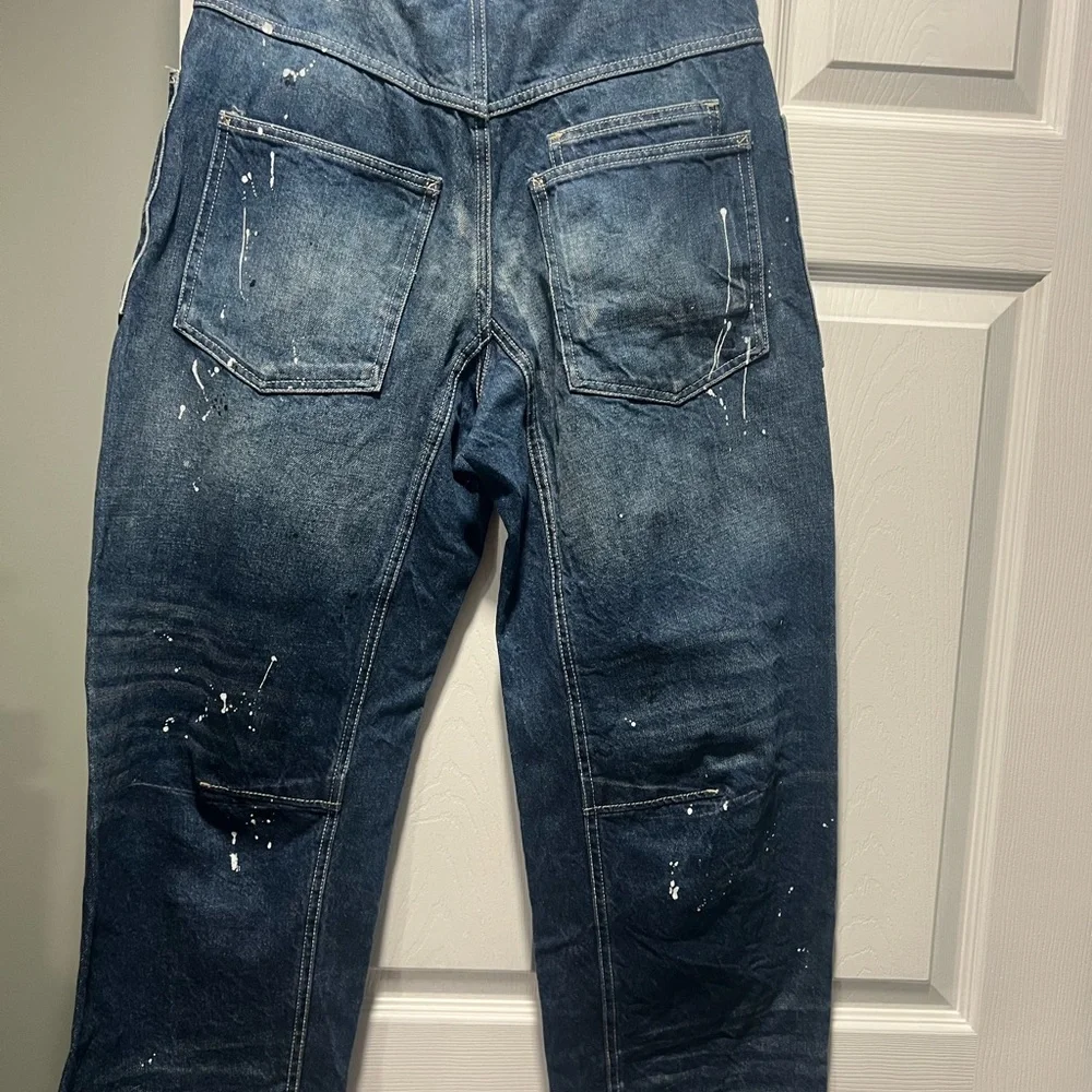 Free People We The Free Blue Moxie Barrel Jeans Size 25 - Picture 2 of 3